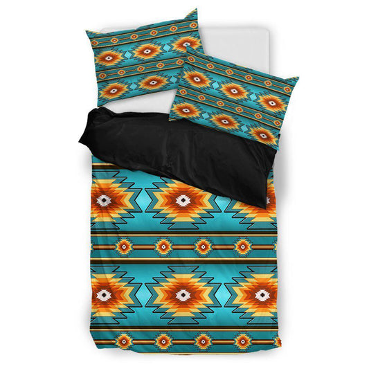 WelcomeNative Native Pattern Bed Bedding Set, 3D Bedding Set, All Over Print, Native American