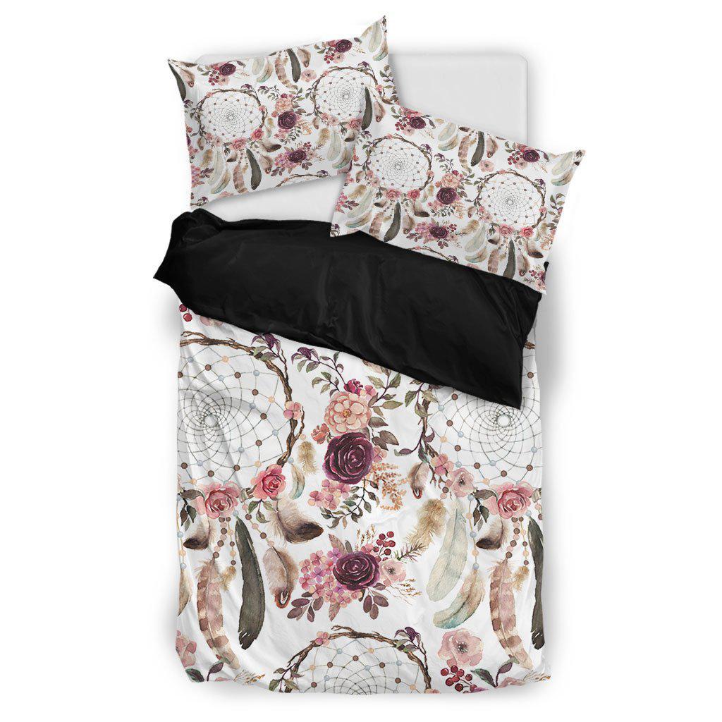 WelcomeNative Native Dream & Flower Bedding Set, 3D Bedding Set, All Over Print, Native American