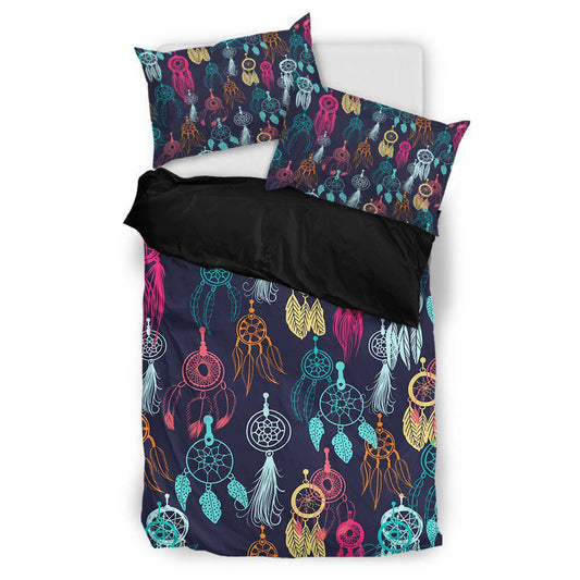 WelcomeNative Color Dreamcatcher Bedding Set, 3D Bedding Set, All Over Print, Native American