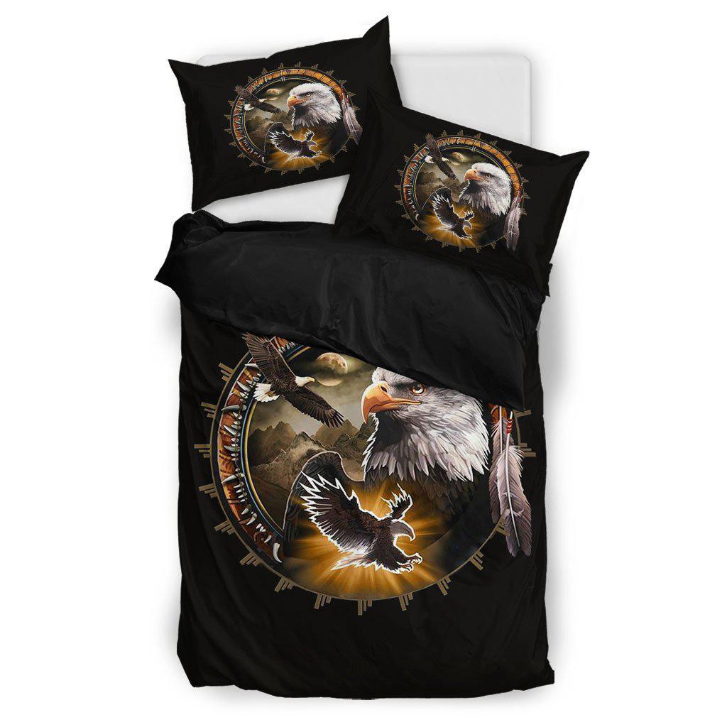 WelcomeNative Dreamcatcher Eagle Hoodie Dress, 3D Hoodie Dress,All Over Print Hoodie Dress