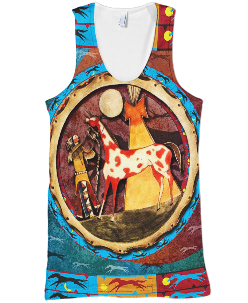 WelcomeNative Horse Native 3D Hoodie, All Over Print Hoodie, Native American