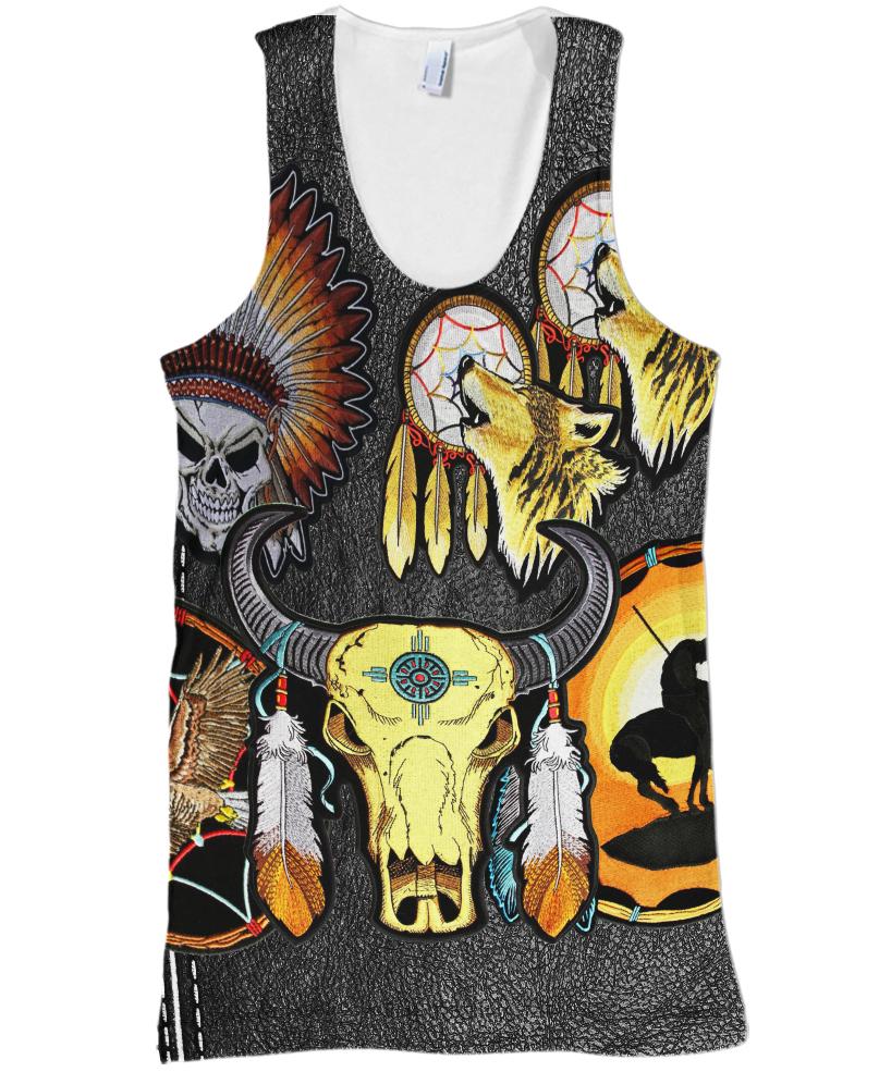 WelcomeNative Native Buffalo 3D Hoodie, All Over Print Hoodie, Native American