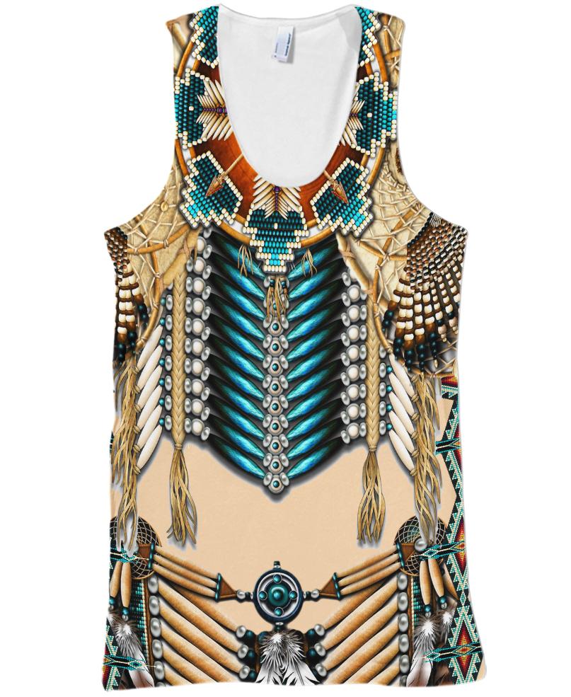 WelcomeNative Border Motifs 3D Hoodie, All Over Print Hoodie, Native American