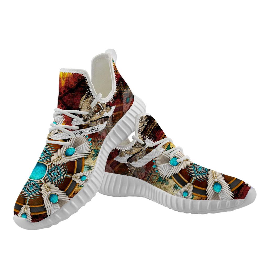 WelcomeNative Shoes Native Feather, 3D Shoes, All Over Print Shoes