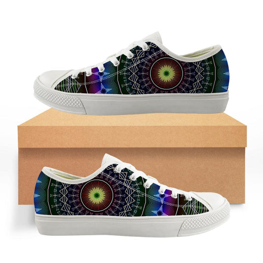 WelcomeNative Wheel Native Shoes, 3D Shoes, All Over Print Shoes