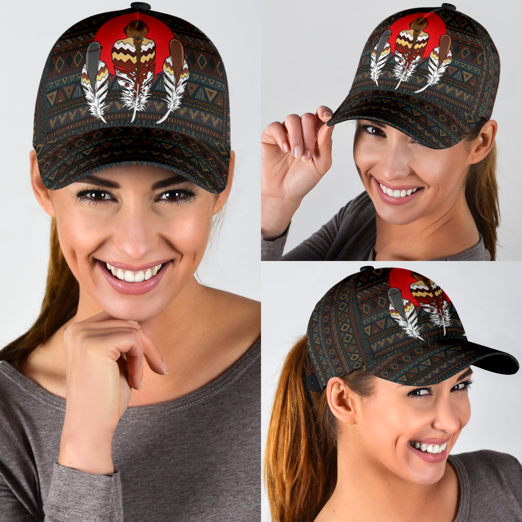 WelcomeNative Native American Cap, 3D Cap , All Over Print Cap