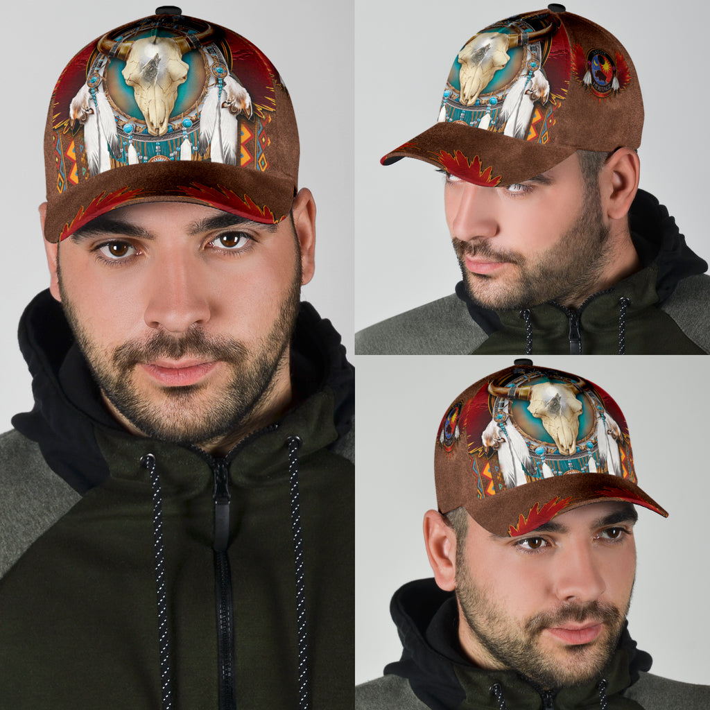 WelcomeNative Native American Cap, 3D Cap , All Over Print Cap