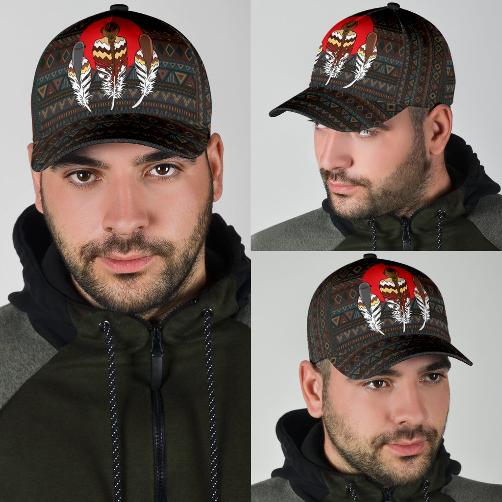 WelcomeNative Native American Cap, 3D Cap , All Over Print Cap