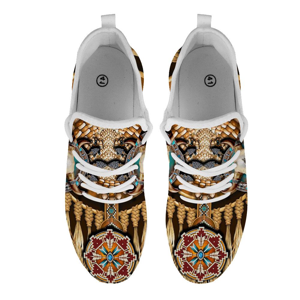 WelcomeNative Buffalo Feather Shoes, 3D Shoes, All Over Print Shoes