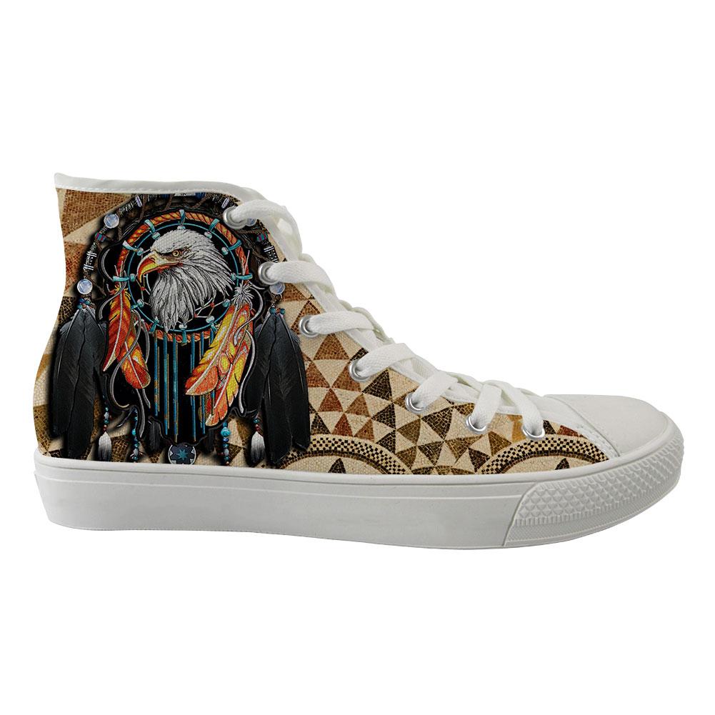 WelcomeNative Eagle Feather Shoes, 3D Shoes, All Over Print Shoes