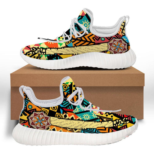 WelcomeNative Abstract Shoes Native , 3D Shoes, All Over Print Shoes
