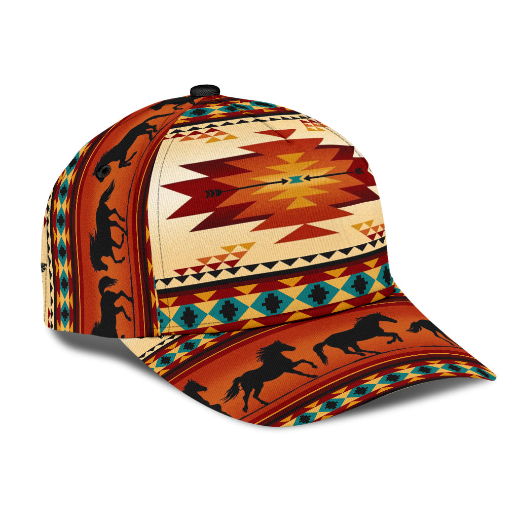 WelcomeNative Native Pattern Cap, 3D Cap , All Over Print Cap