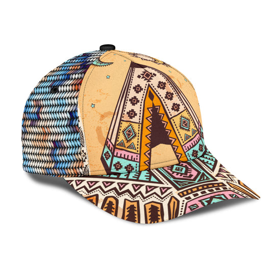 WelcomeNative Native American Pattern Cap, 3D Cap , All Over Print Cap