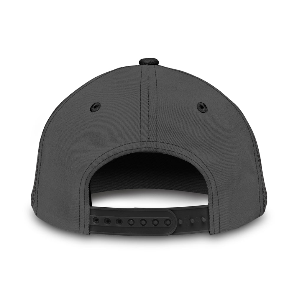 WelcomeNative Grey Native Feathers Cap, 3D Cap , All Over Print Cap
