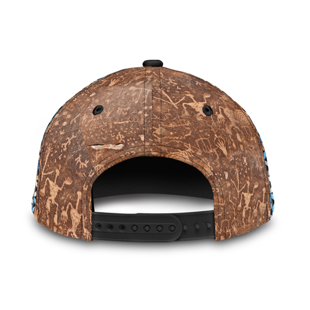 WelcomeNative Native American Pattern Cap, 3D Cap , All Over Print Cap