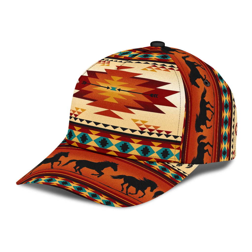 WelcomeNative Native Pattern Cap, 3D Cap , All Over Print Cap