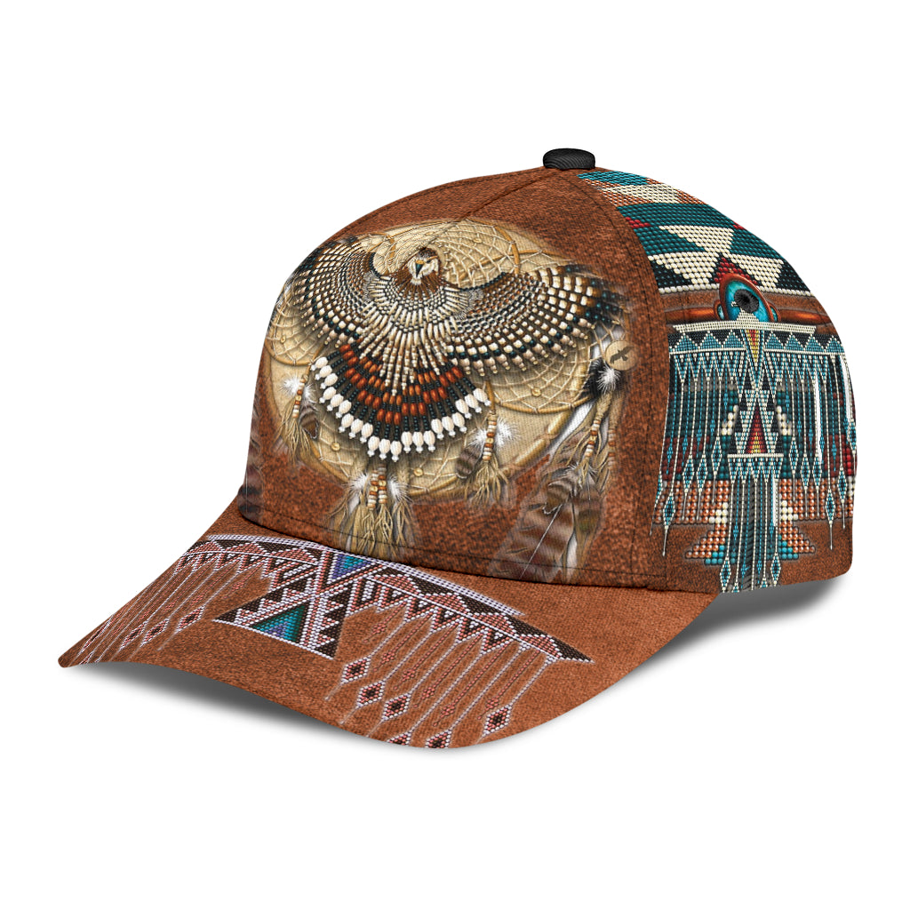 WelcomeNative Native Eagle Cap, 3D Cap , All Over Print Cap