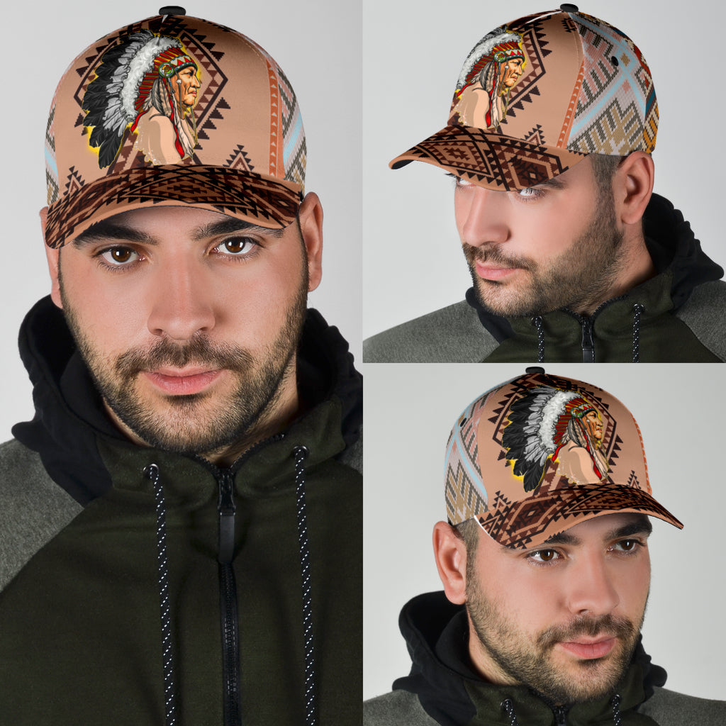 WelcomeNative Native American Cap, 3D Cap , All Over Print Cap