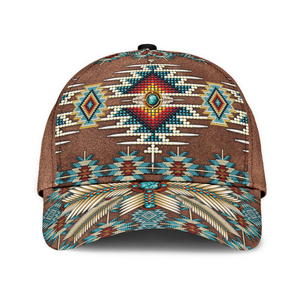 WelcomeNative Native Pattern Cap, 3D Cap , All Over Print Cap