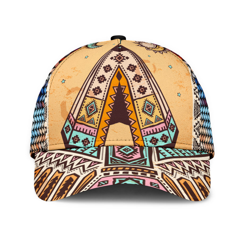 WelcomeNative Native American Pattern Cap, 3D Cap , All Over Print Cap