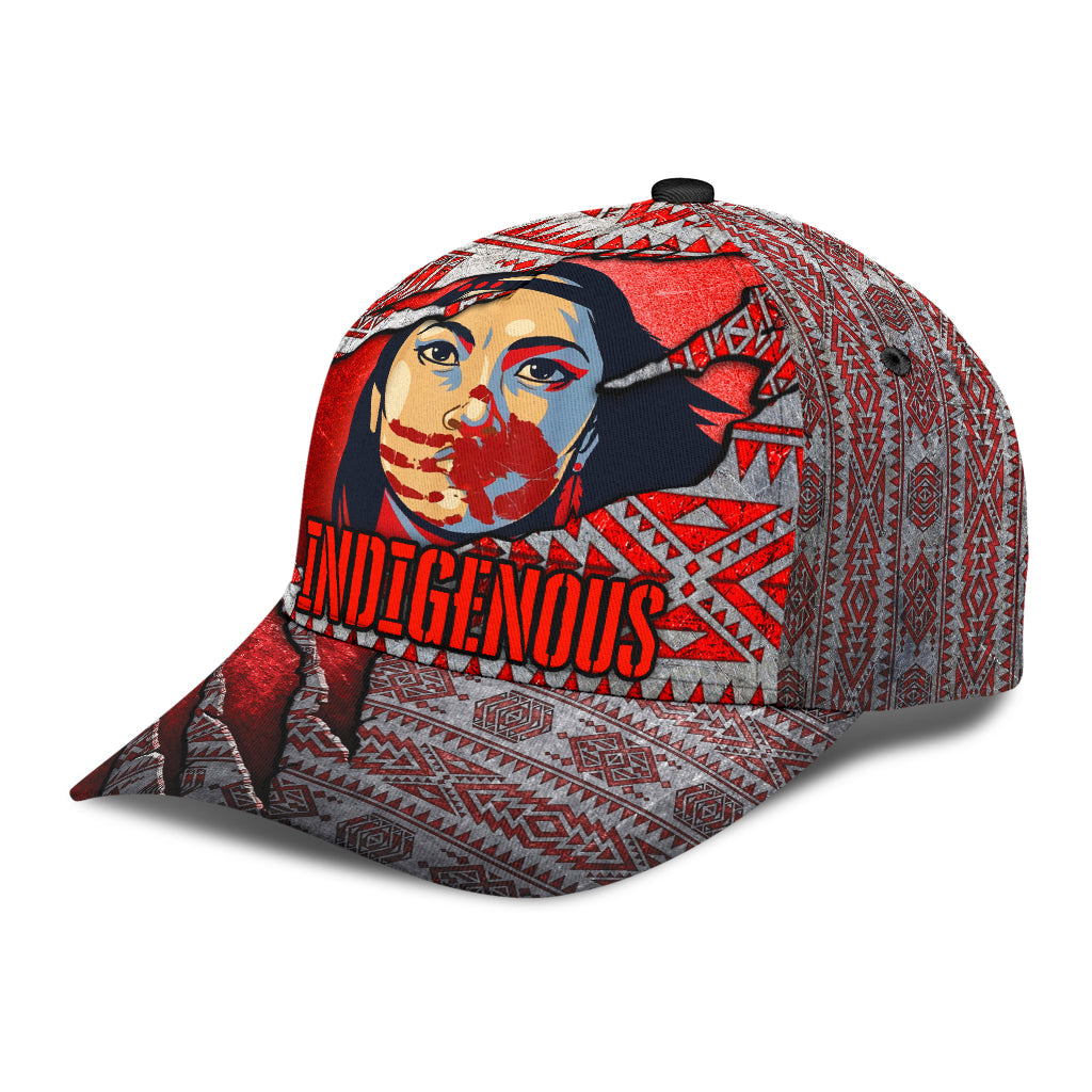 WelcomeNative Native American Cap, 3D Cap , All Over Print Cap