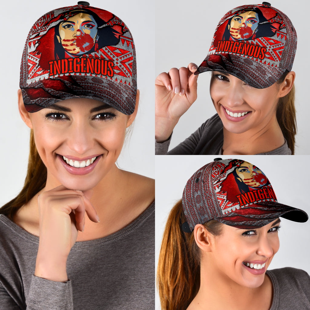 WelcomeNative Native American Cap, 3D Cap , All Over Print Cap