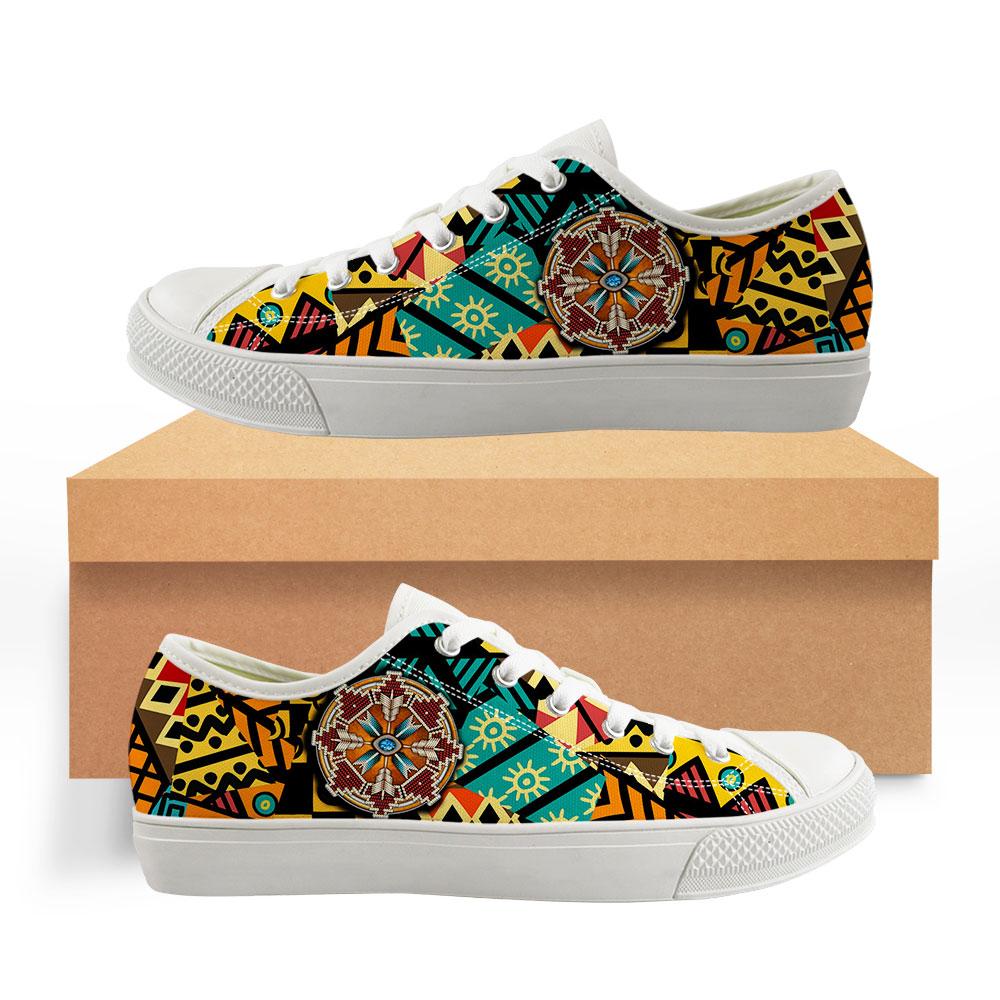WelcomeNative Abstract Shoes Native , 3D Shoes, All Over Print Shoes