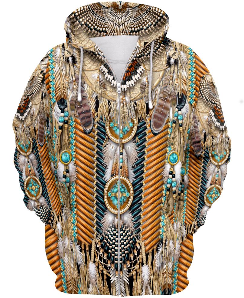 WelcomeNative Native Feather Bedding Set, 3D Bedding Set, All Over Print, Native American