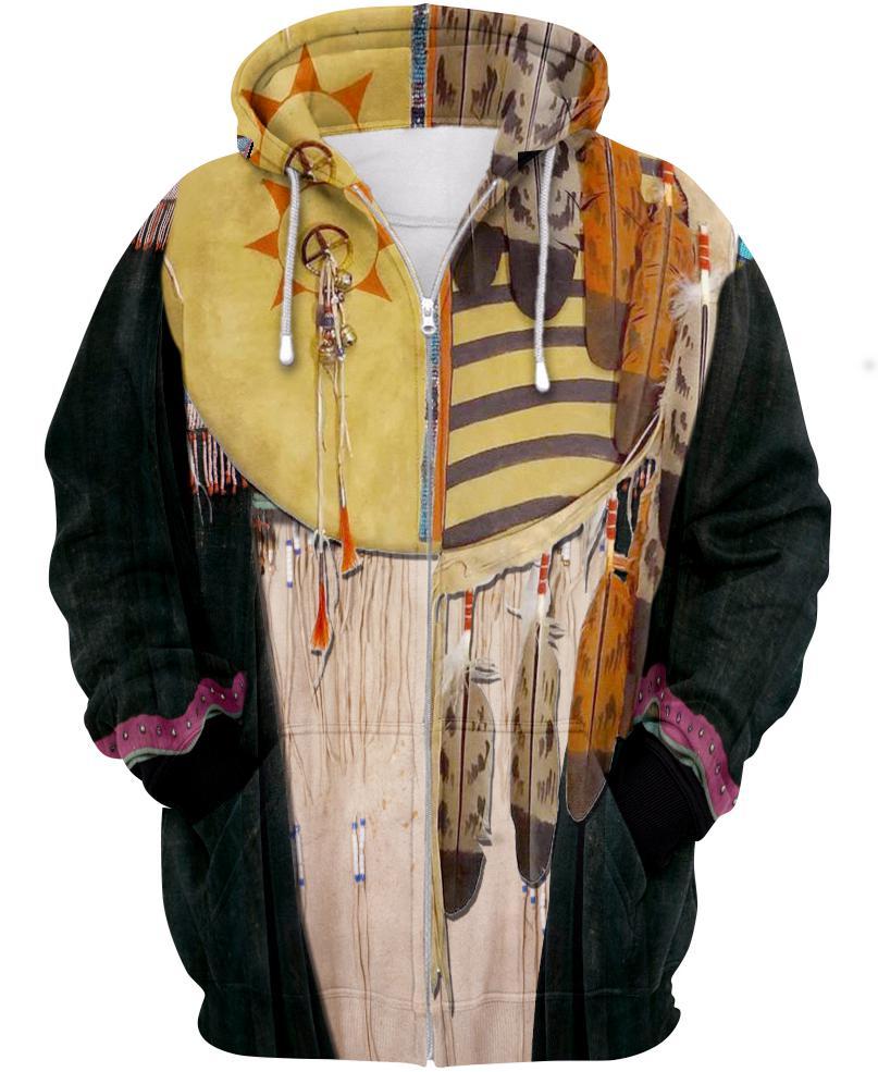 WelcomeNative Native shields 3D Hoodie, All Over Print Hoodie, Native American